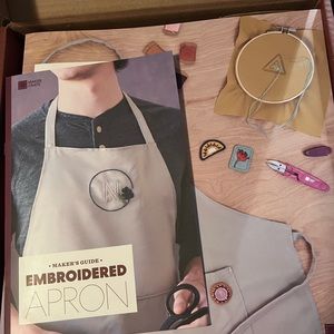 Kiwi Co Embroidered Apron DIY
